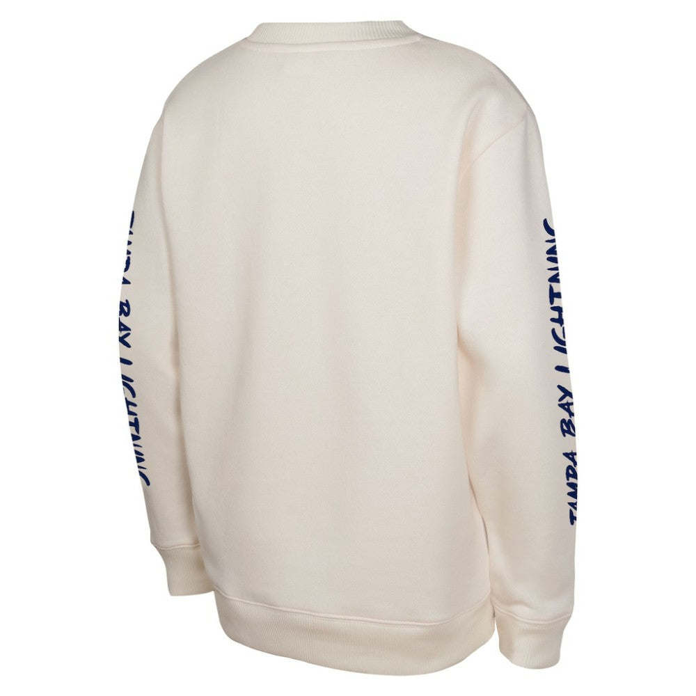 Tampa Bay Lightning Youth Star Power Pullover Sweatshirt - Cream | NHL sale