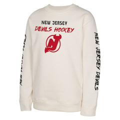 New Jersey Devils Youth Star Power Pullover Sweatshirt - Cream | NHL online