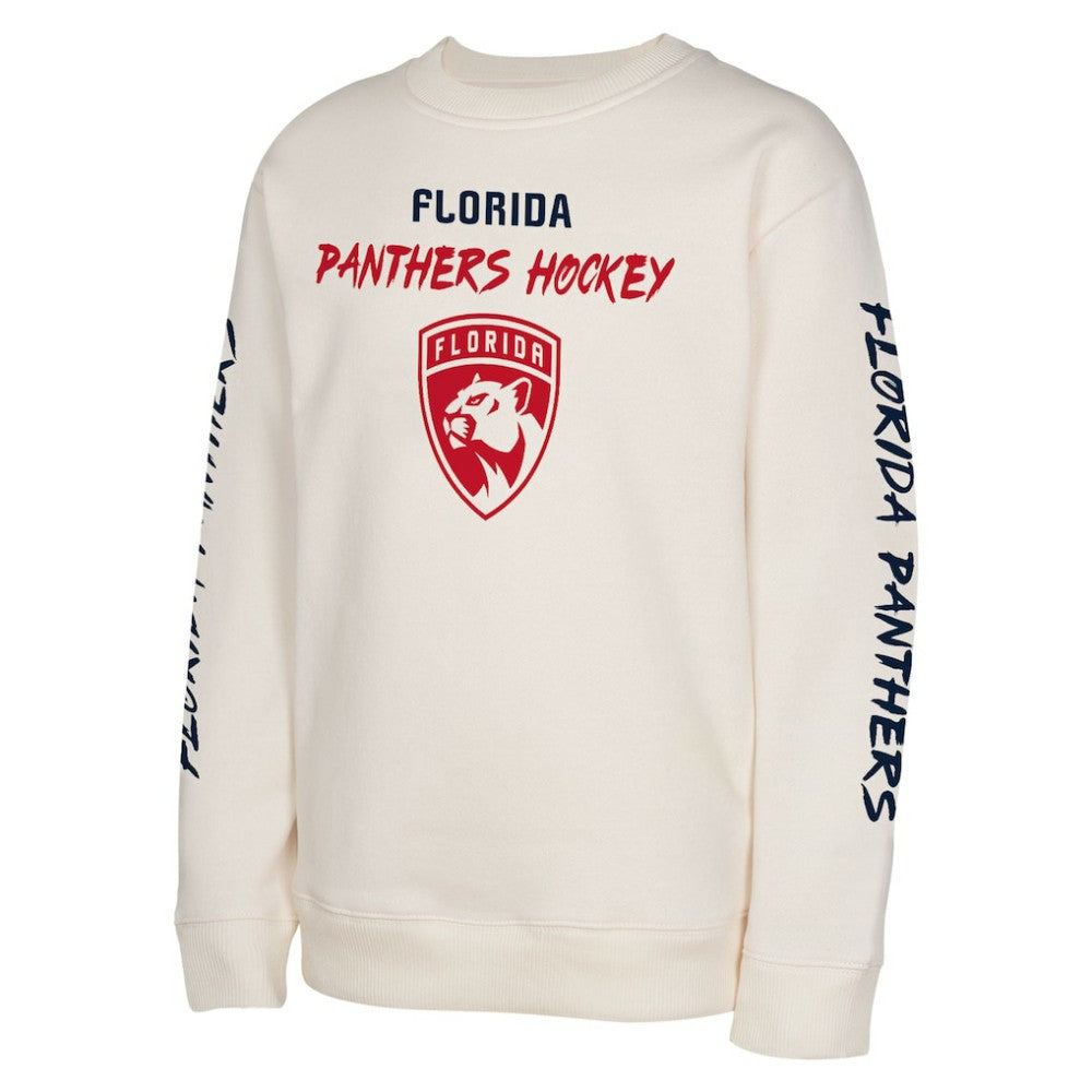 Florida Panthers Youth Star Power Pullover Sweatshirt - Cream | NHL discount