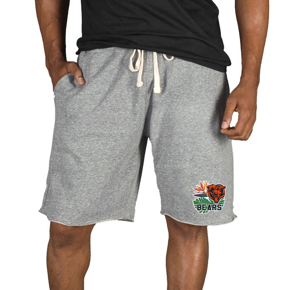 Chicago Bears Concepts Sport Mainstream Tri-Blend Shorts - Gray - NFL