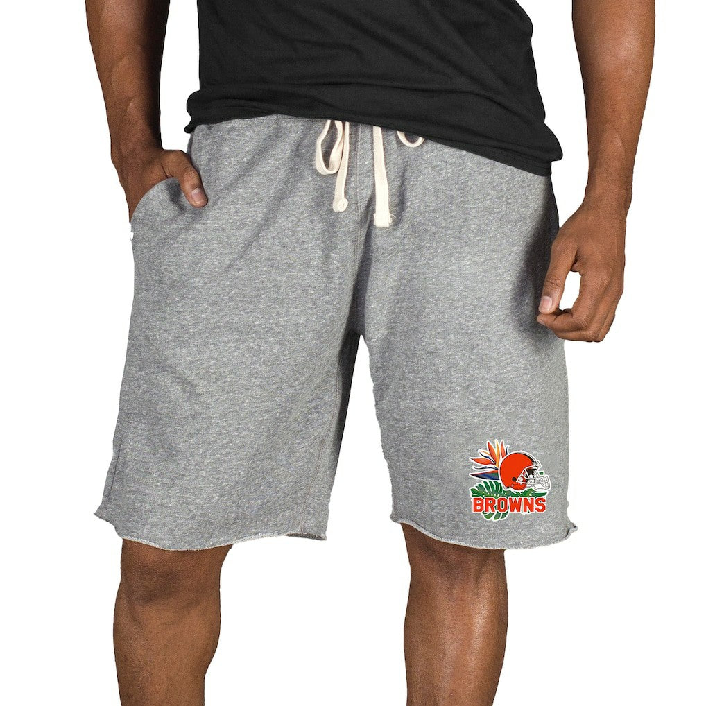 Cleveland Browns Concepts Sport Mainstream Tri-Blend Shorts - Gray - NFL