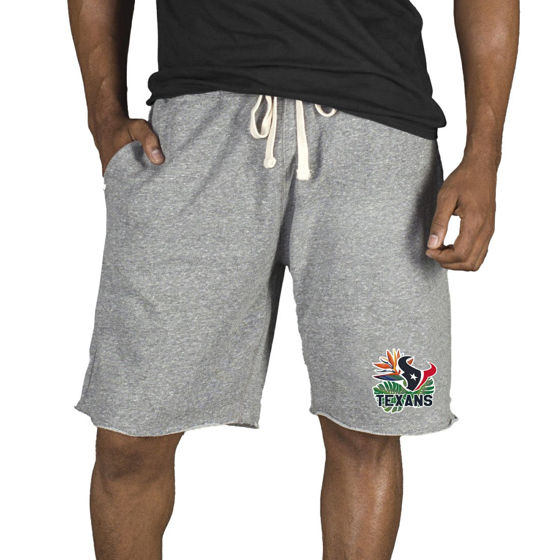 Houston Texans Concepts Sport Mainstream Tri-Blend Shorts - Gray - NFL