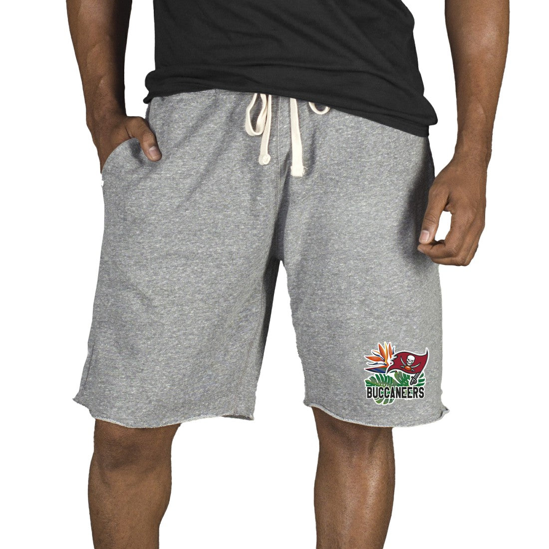 Tampa Bay Buccaneers Concepts Sport Mainstream Tri-Blend Shorts - Gray - NFL