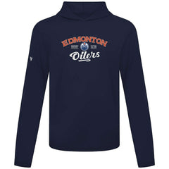 Edmonton Oilers Levelwear Anthem Ice Wall Pullover Hoodie - Navy | NHL sale
