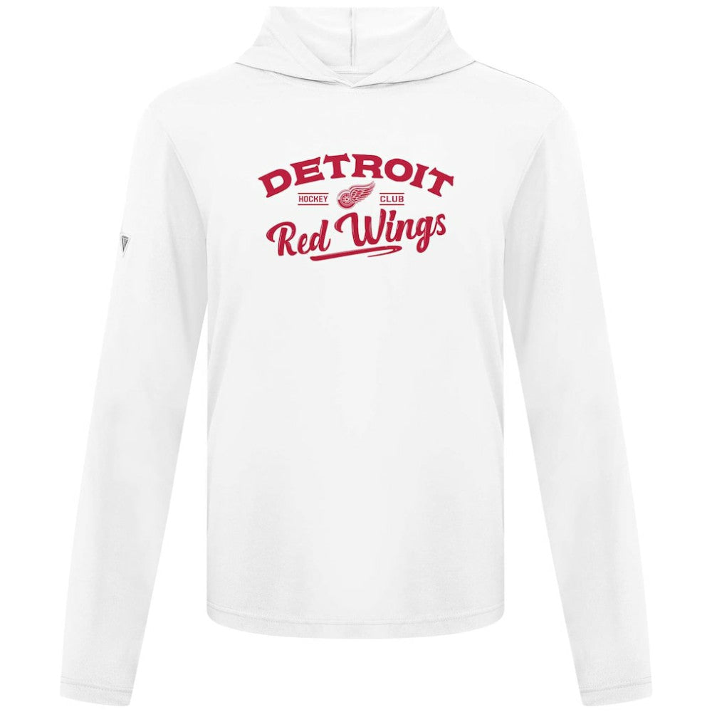 Detroit Red Wings Levelwear Anthem Ice Wall Pullover Hoodie - White | NHL discount