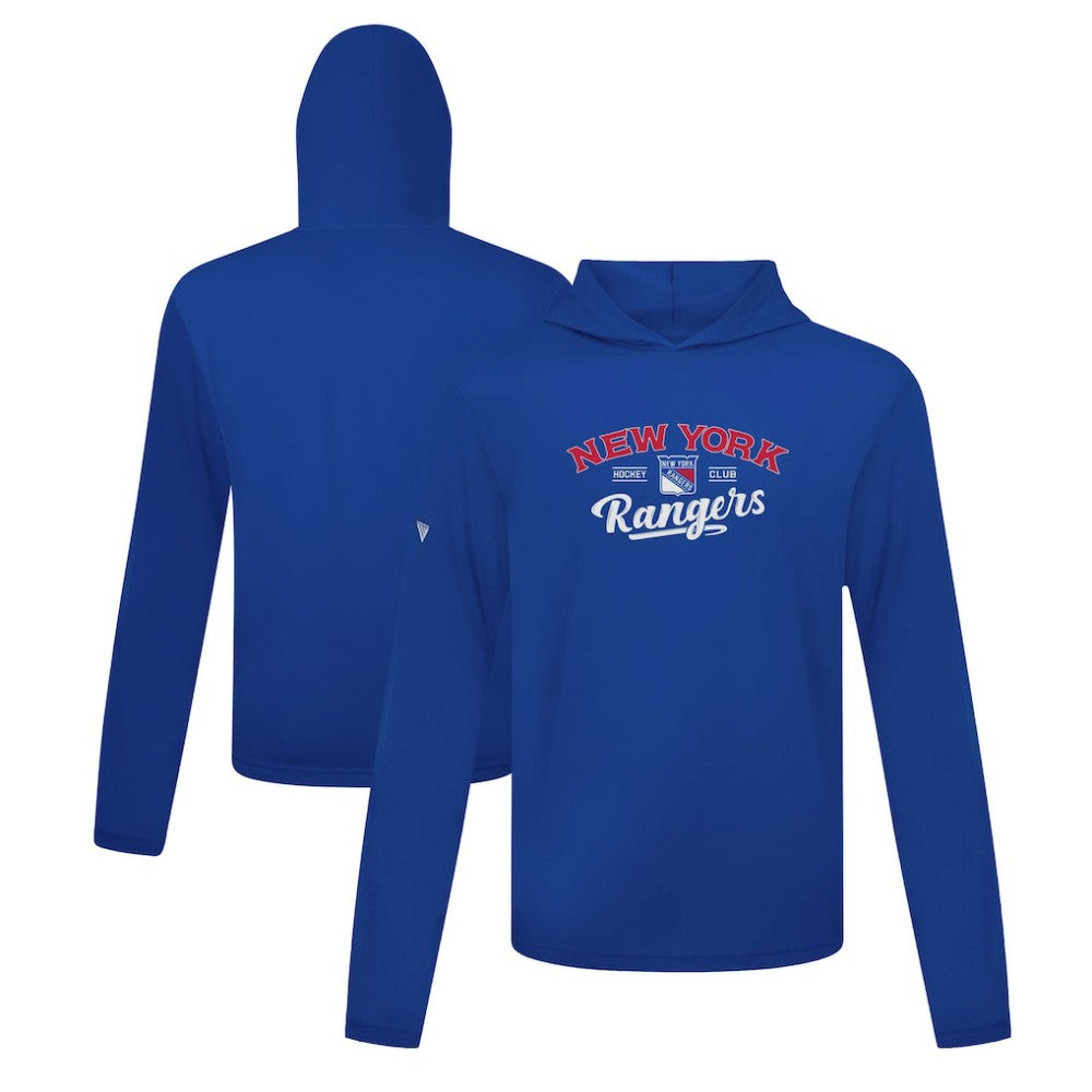 New York Rangers Levelwear Anthem Ice Wall Pullover Hoodie - Blue | NHL on sale