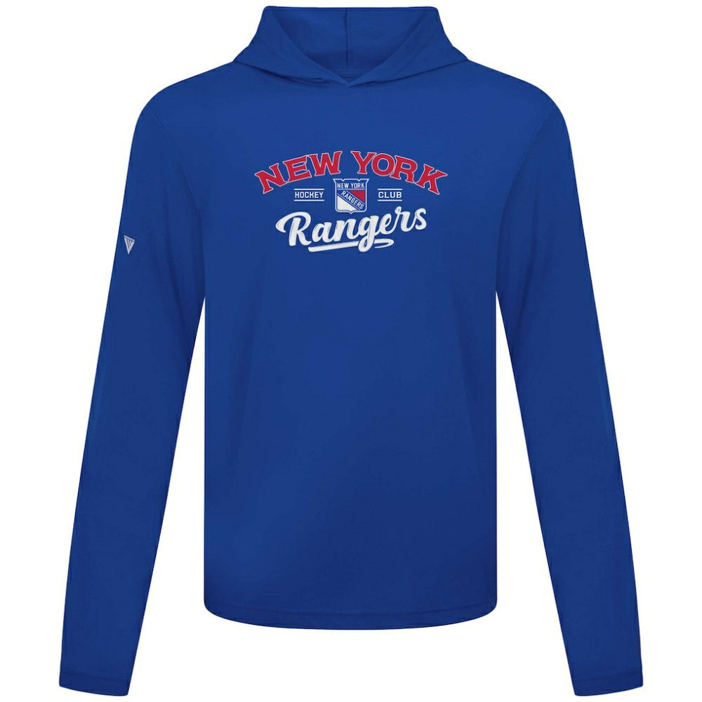 New York Rangers Levelwear Anthem Ice Wall Pullover Hoodie - Blue | NHL on sale