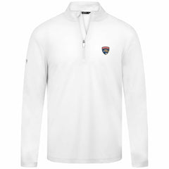 Florida Panthers Levelwear Heron Insignia Core Quarter-Zip Jacket - White | NHL Lifestyle