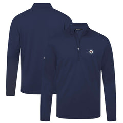 Winnipeg Jets Levelwear Heron Insignia Core Quarter-Zip Jacket - Navy | NHL discount
