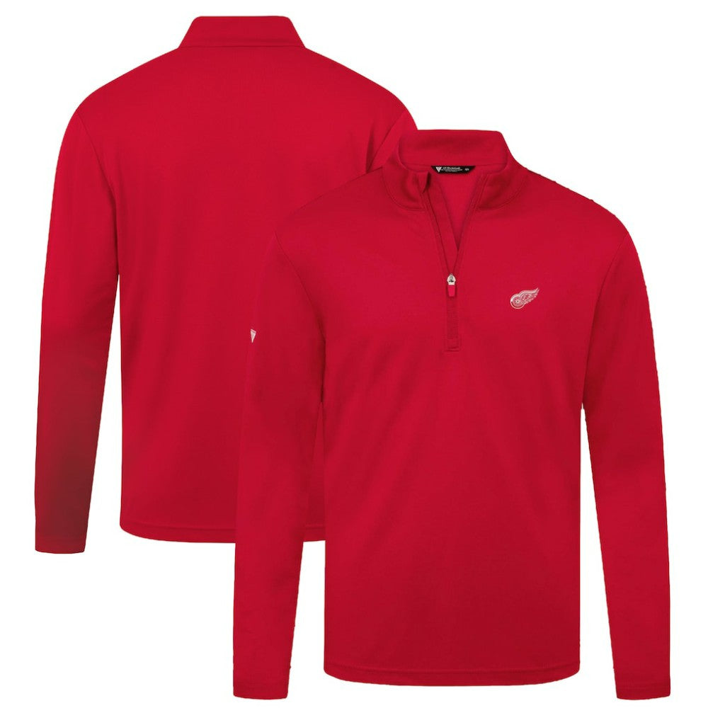 Detroit Red Wings Levelwear Heron Insignia Core Quarter-Zip Jacket - Red | NHL on sale