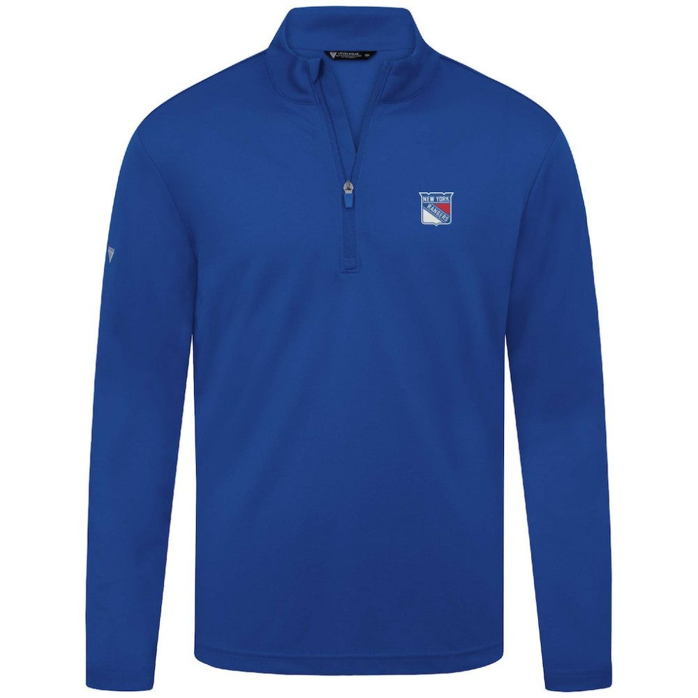 New York Rangers Levelwear Heron Insignia Core Quarter-Zip Jacket - Blue | NHL discount