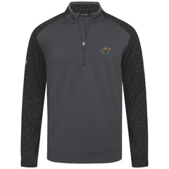 Minnesota Wild Levelwear Aztec Insignia Core Quarter-Zip Pullover Top - Charcoal | NHL on sale