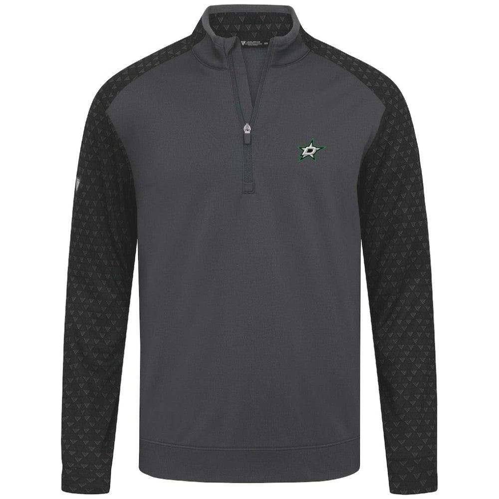 Dallas Stars Levelwear Aztec Insignia Core Quarter-Zip Pullover Top - Charcoal | NHL near me