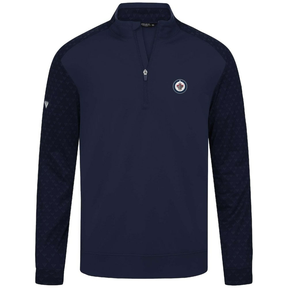 Winnipeg Jets Levelwear Aztec Insignia Core Quarter-Zip Pullover Top - Navy | NHL near me
