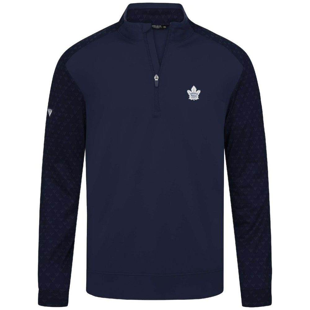 Toronto Maple Leafs Levelwear Aztec Insignia Core Quarter-Zip Pullover Top - Navy | NHL near me