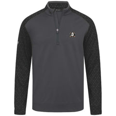 Anaheim Ducks Levelwear Aztec Insignia Core Quarter-Zip Pullover Top - Charcoal | NHL Clearance