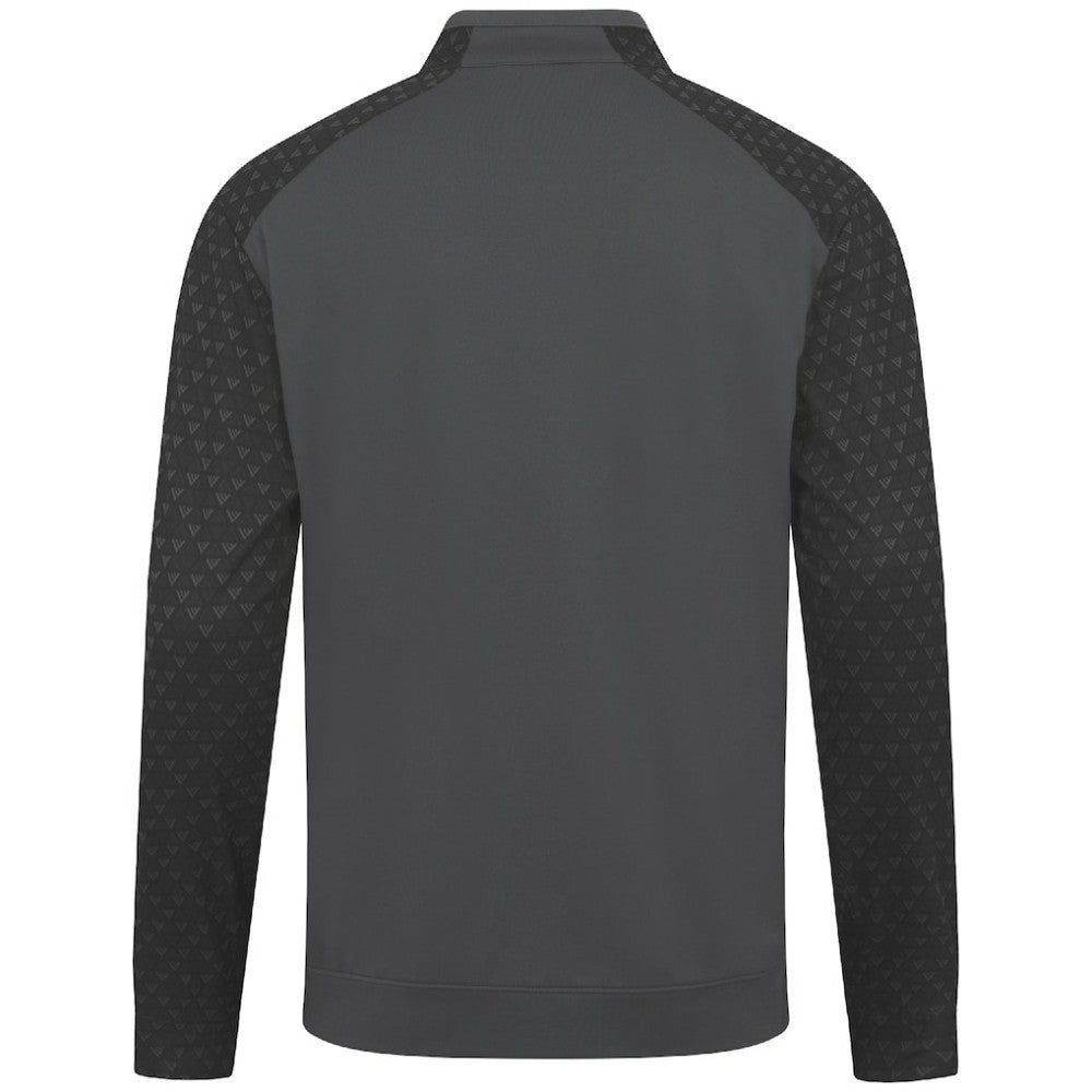 Anaheim Ducks Levelwear Aztec Insignia Core Quarter-Zip Pullover Top - Charcoal | NHL Clearance