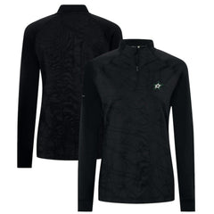 Dallas Stars Levelwear Women's Amethyst Insignia Core Quarter-Zip Jacket - Black | NHL discount