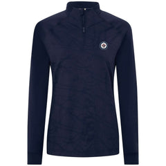 Winnipeg Jets Levelwear Women's Amethyst Insignia Core Quarter-Zip Jacket - Navy | NHL sale