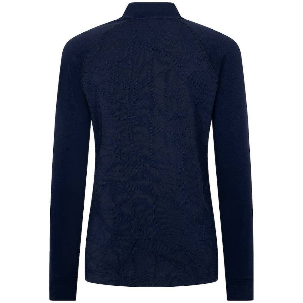 Winnipeg Jets Levelwear Women's Amethyst Insignia Core Quarter-Zip Jacket - Navy | NHL sale