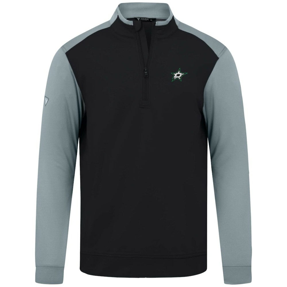 Dallas Stars Levelwear Bayou Insignia Core Quarter-Zip Pullover Top - Black | NHL on sale
