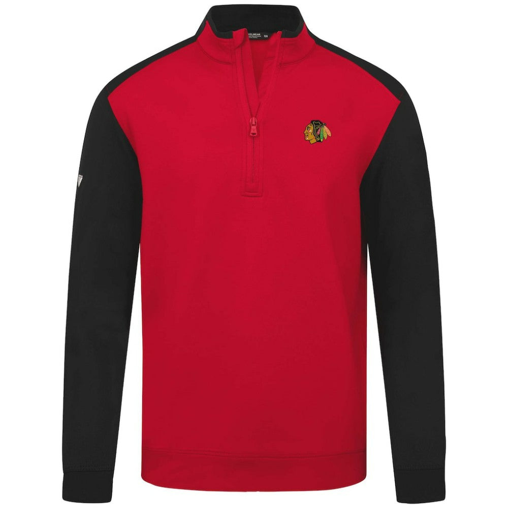Chicago Blackhawks Levelwear Bayou Insignia Core Quarter-Zip Pullover Top - Red | NHL discount