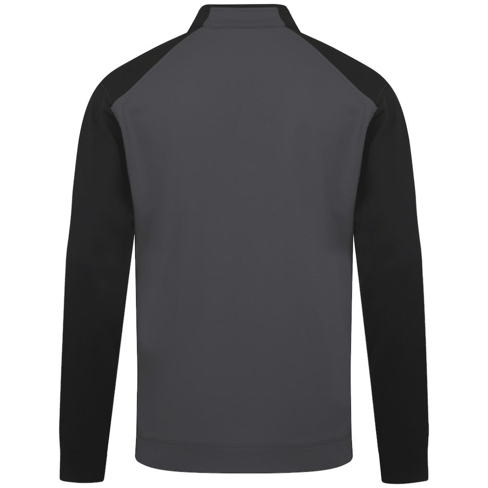 Minnesota Wild Levelwear Bayou Insignia Core Quarter-Zip Pullover Top - Charcoal | NHL Clearance
