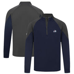 Colorado Avalanche Levelwear Cadet Insignia Core Quarter-Zip Pullover Top - Navy | NHL discount