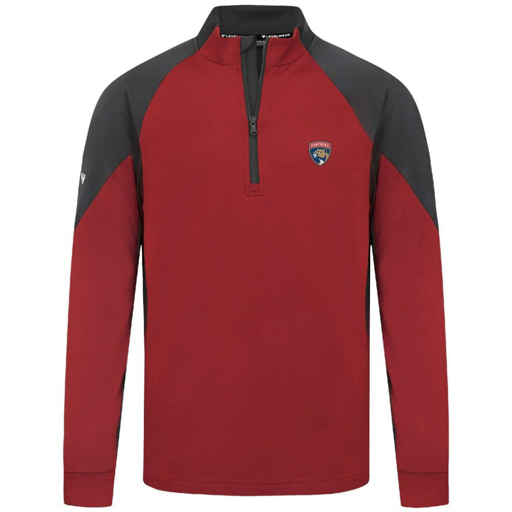 Florida Panthers Levelwear Cadet Insignia Core Quarter-Zip Pullover Top - Red | NHL discount