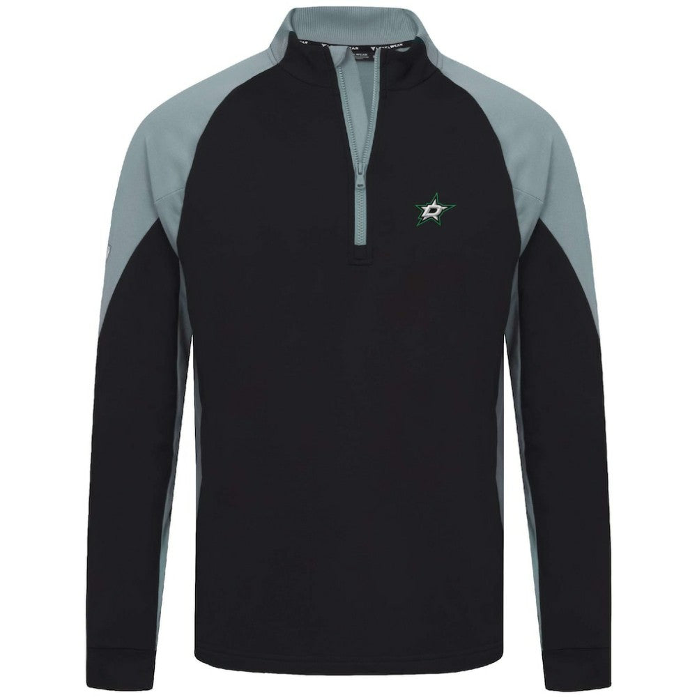 Dallas Stars Levelwear Cadet Insignia Core Quarter-Zip Pullover Top - Black | NHL discount