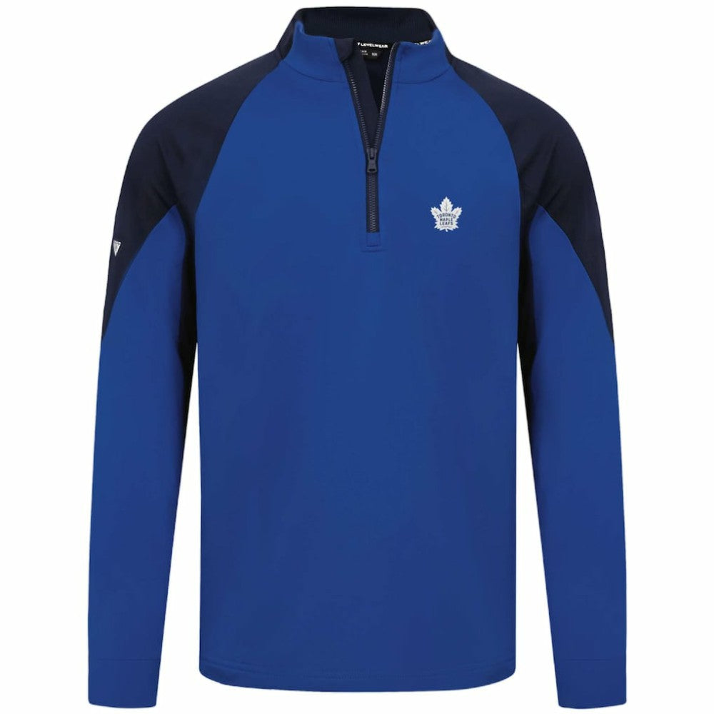 Toronto Maple Leafs Levelwear Cadet Insignia Core Quarter-Zip Pullover Top - Blue | NHL sale