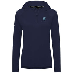 Seattle Kraken Levelwear Women's Raven Insignia Core Quarter-Zip Jacket - Deep Sea Blue | NHL online