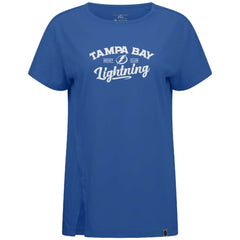 Tampa Bay Lightning Levelwear Women's Influx Ice Wall T-Shirt - Blue | NHL Clearance