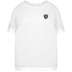 Florida Panthers Levelwear Women's Tulip Primary Logo T-Shirt - White | NHL sale