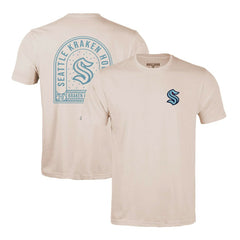 Seattle Kraken Levelwear Richmond Stained Glass T-Shirt - Khaki | NHL discount