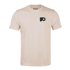 Philadelphia Flyers Levelwear Richmond Stained Glass T-Shirt - Khaki | NHL Clearance