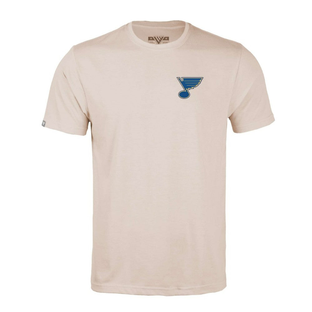 St. Louis Blues Levelwear Richmond Stained Glass T-Shirt - Khaki | NHL discount