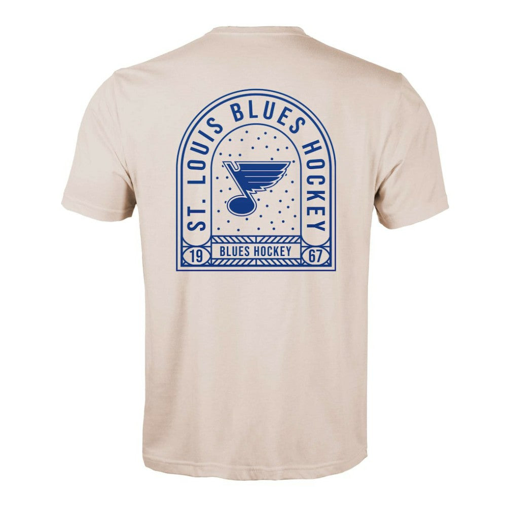 St. Louis Blues Levelwear Richmond Stained Glass T-Shirt - Khaki | NHL discount