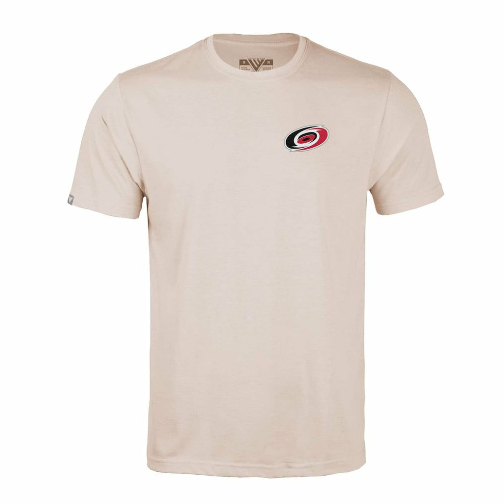 Carolina Hurricanes Levelwear Richmond Stained Glass T-Shirt - Khaki | NHL sale