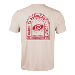Carolina Hurricanes Levelwear Richmond Stained Glass T-Shirt - Khaki | NHL sale