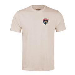 Florida Panthers Levelwear Richmond Stained Glass T-Shirt - Khaki | NHL sale