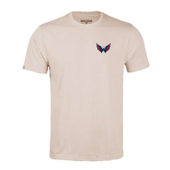 Washington Capitals Levelwear Richmond Stained Glass T-Shirt - Khaki | NHL near me