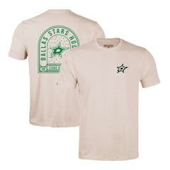 Dallas Stars Levelwear Richmond Stained Glass T-Shirt - Khaki | NHL sale