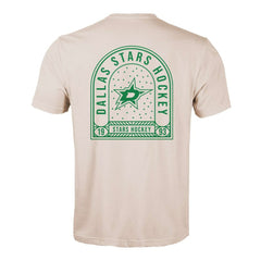 Dallas Stars Levelwear Richmond Stained Glass T-Shirt - Khaki | NHL sale