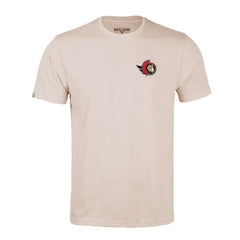 Ottawa Senators Levelwear Richmond Stained Glass T-Shirt - Khaki | NHL Clearance