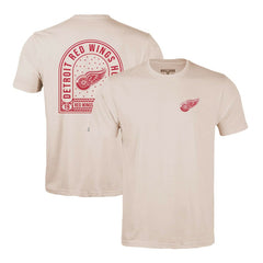 Detroit Red Wings Levelwear Richmond Stained Glass T-Shirt - Khaki | NHL near me