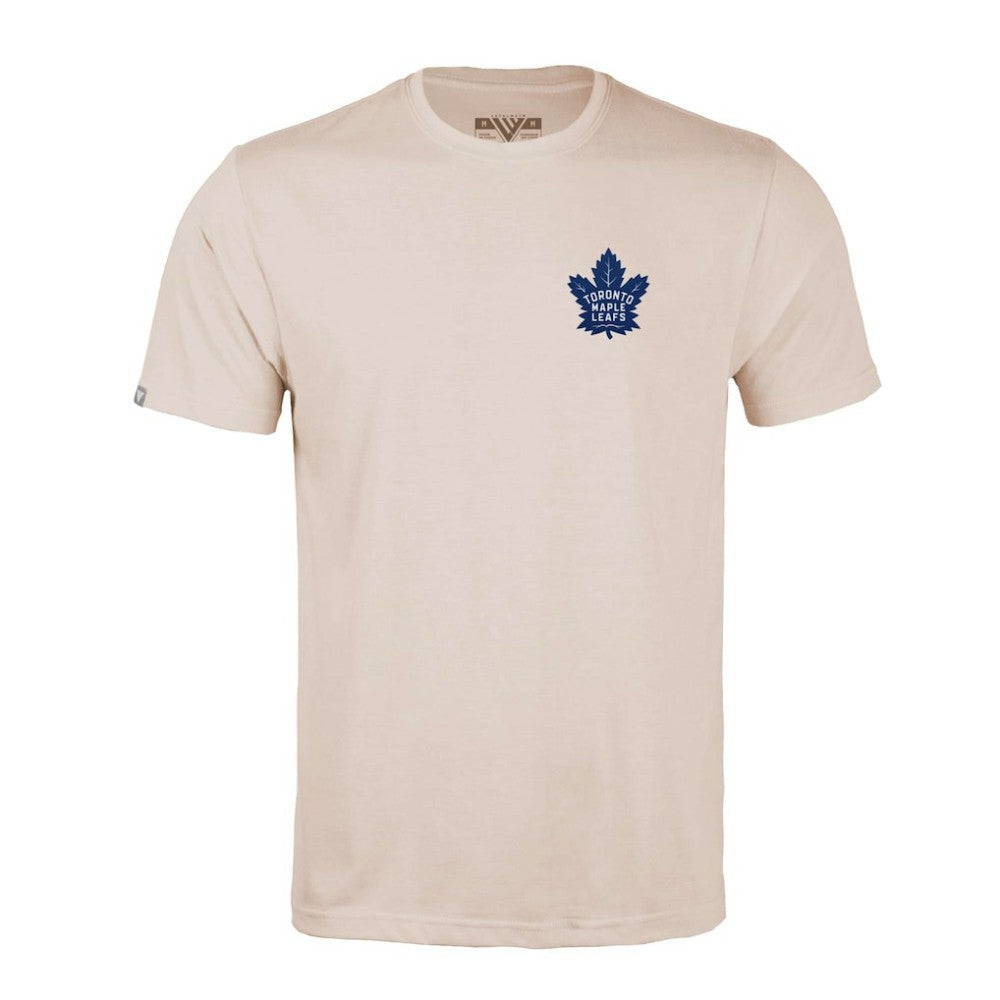 Toronto Maple Leafs Levelwear Richmond Stained Glass T-Shirt - Khaki | NHL Lifestyle