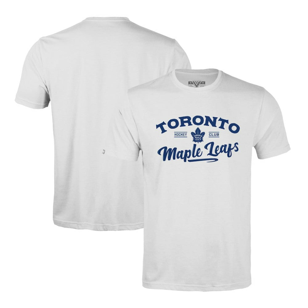 Toronto Maple Leafs Levelwear Richmond Ice Wall T-Shirt - White | NHL Clearance