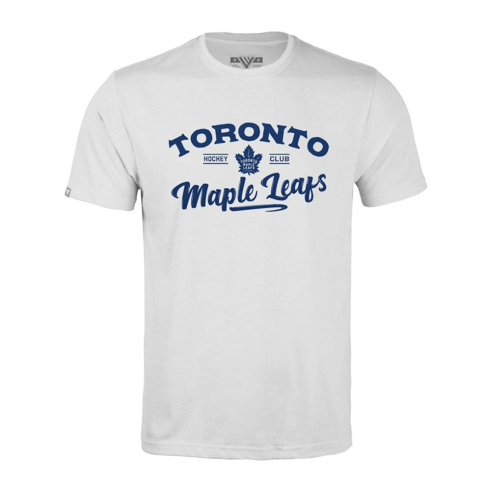 Toronto Maple Leafs Levelwear Richmond Ice Wall T-Shirt - White | NHL Clearance
