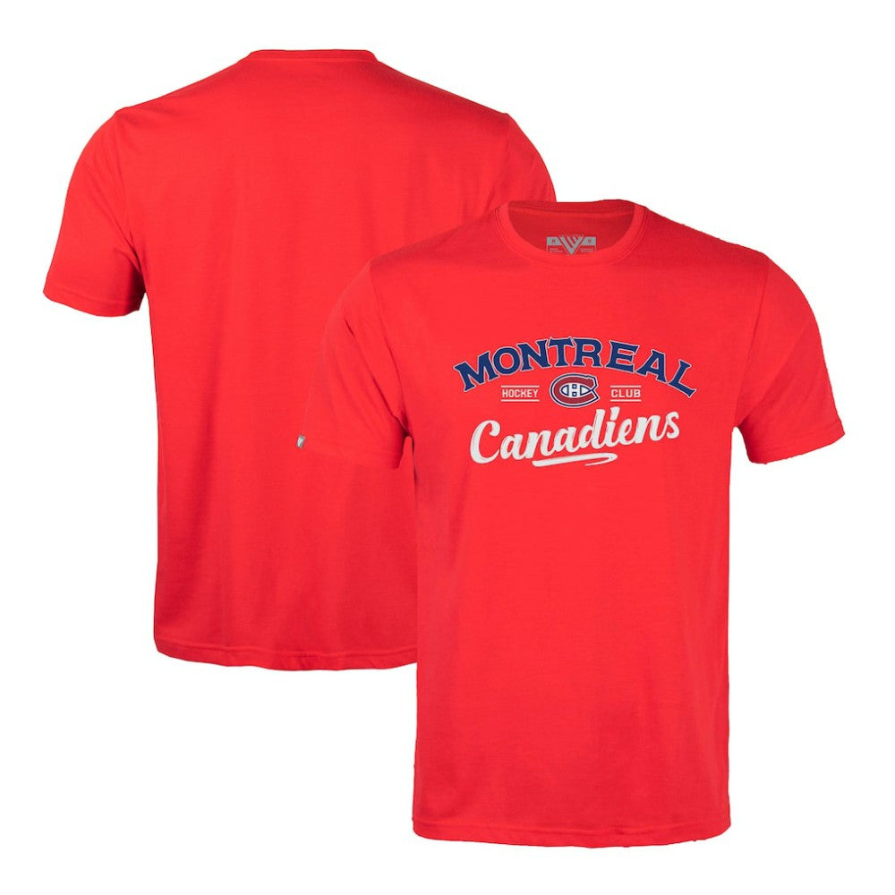 Montreal Canadiens Levelwear Richmond Ice Wall T-Shirt - Red | NHL Clearance